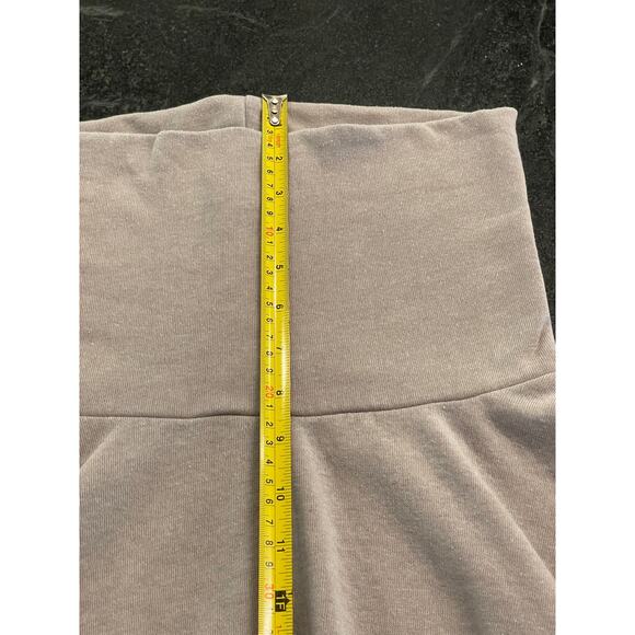 Ocean Drive Gray cropped cowl neck sweatshirt sweater L - Picture 6 of 7